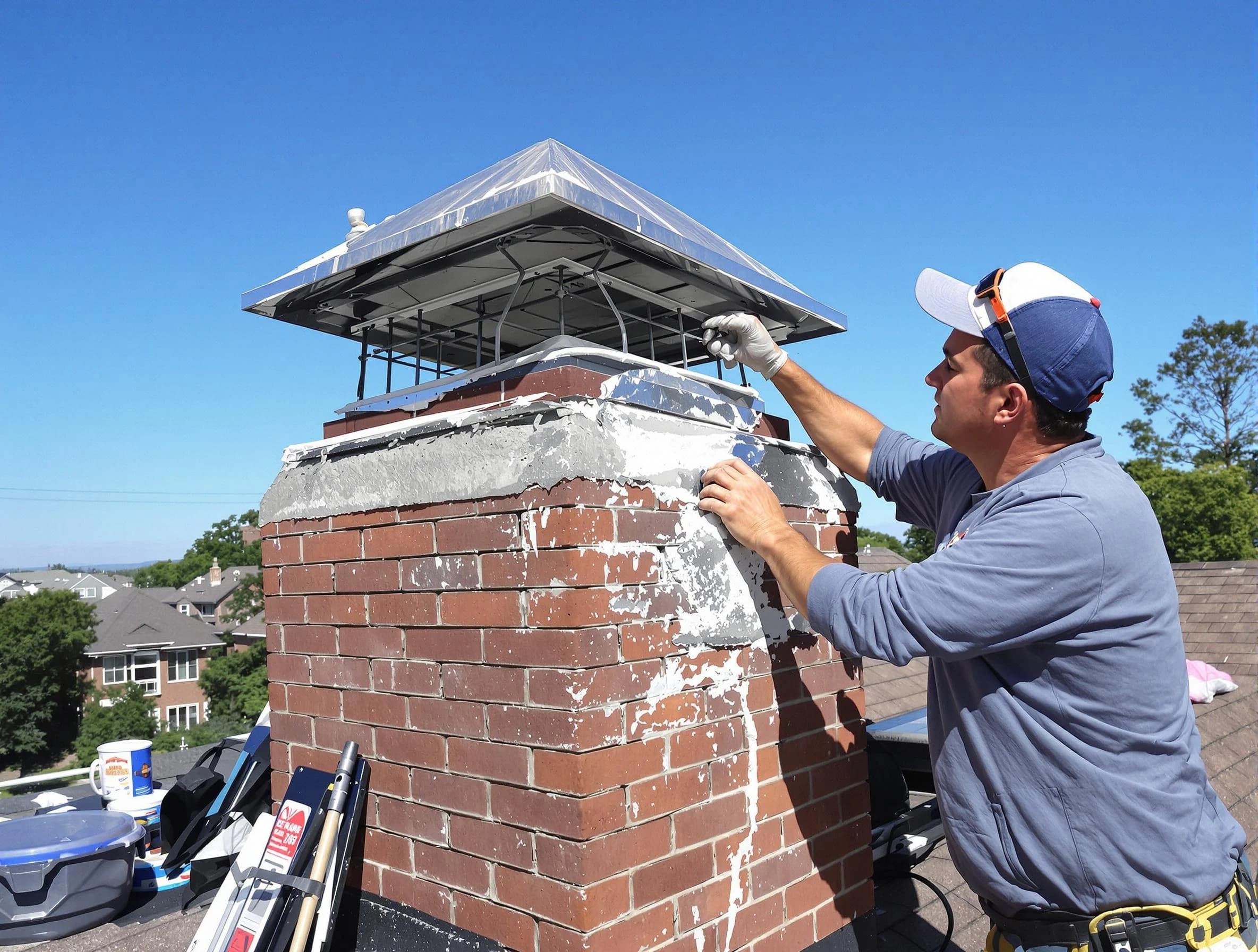 Chimney Crown Services service in Spring Hill, TN